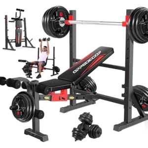 900LBS 6-in-1 Adjustable Weight Bench